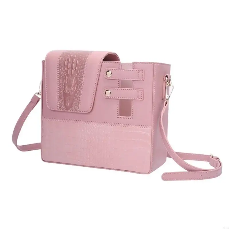 

Flexible Crossbody Liquid Container Holder PU Leather Design For Hiking Office Daily Commute 20CA