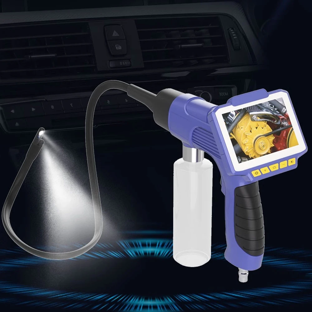 Car Air Conditioner Visual Cleaning Tool With Light 4.3-inch High-definition Display Pipe Endoscope Evaporation Box Cleaner Kit