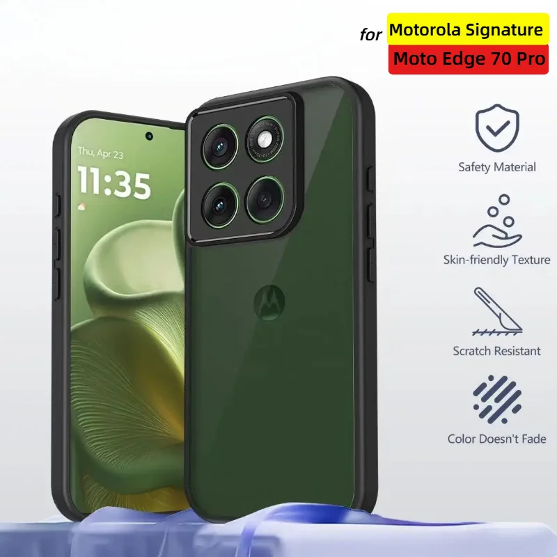 Coque transparente de luxe pour Motorola Signature Moto Edge 70 Pro Fusion + 60 Pro Stylus 50 Ultra G67 G57 G47 G37 G17 Power G86 G56