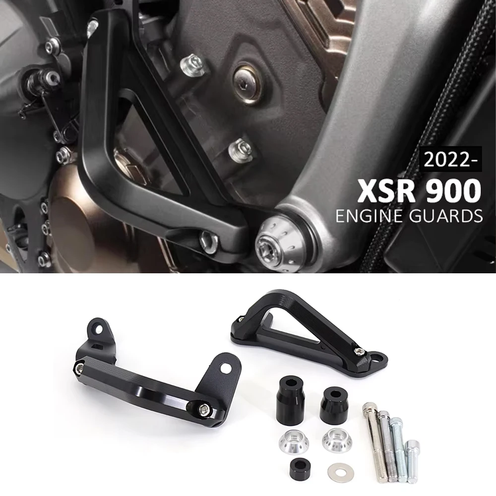 

Fit For Yamaha XSR 900 XSR900 xsr900 2022 2023 Motorcycle Falling Engine Protetive Guard Cover Crash Bar Frame Protector Bumper