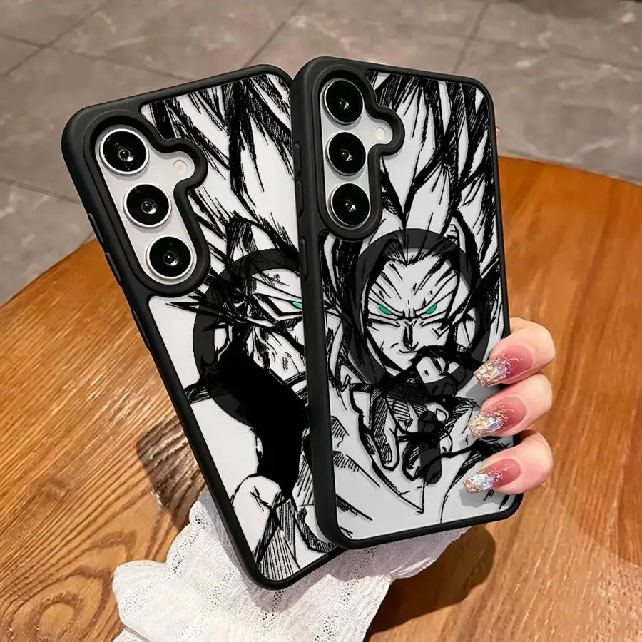 DragonS Ball Goku Vegeta Phone Case for Samsung Galaxy A57 A56 A27 M17 A16 A15 A26 A17 A35 A25 F17 A37 A55 A54 A36 Magnetic
