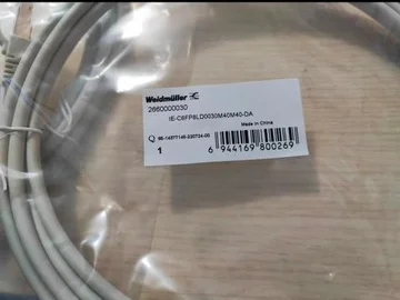 

Новая оригинальная упаковка Weidmüller Ethernet-кабель длиной 3 метра с кристаллической головкой 2660000030 IE-C6FP8L
