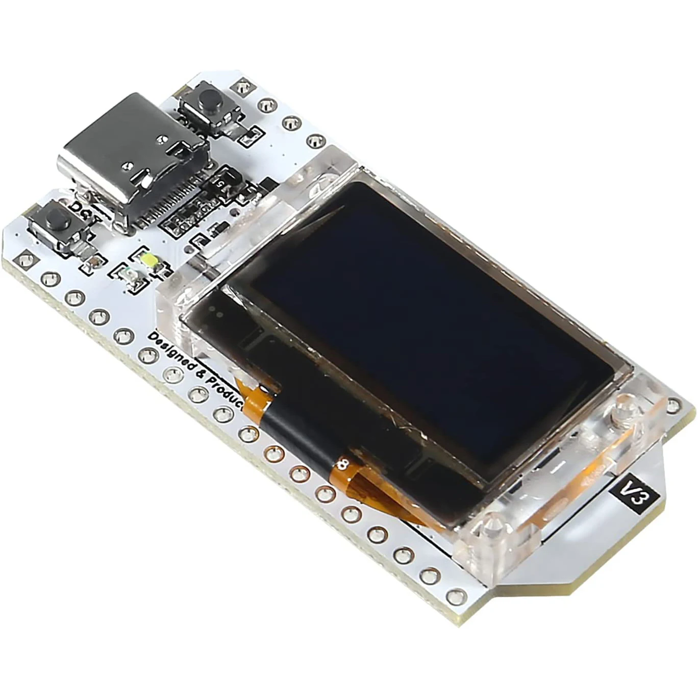 Type-C ESP-32 0.96 Inch ESP32 OLED WiFi Kit V3 Blue OLED Display WiFi+Bluetooth CP2012 Chip Development Board for Arduino ESP826