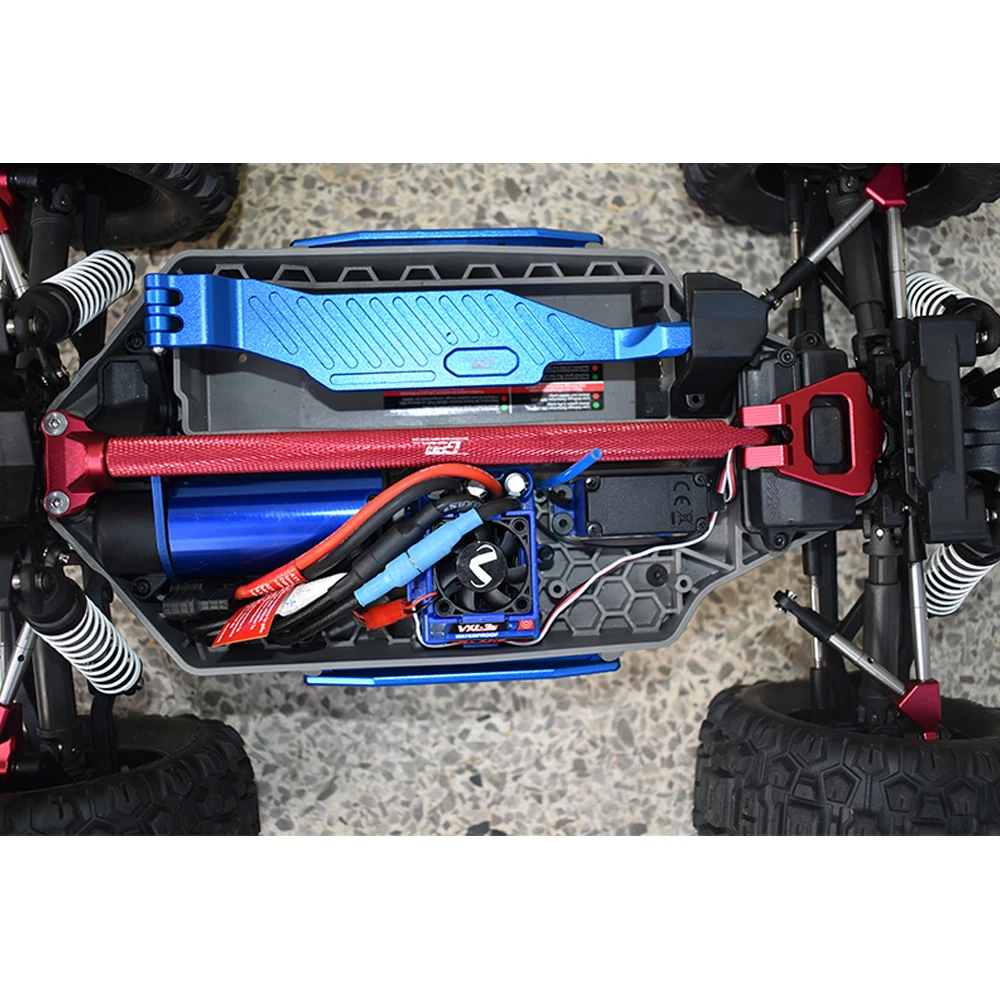 Marco de soporte de eje de transmisión central de Metal GPM 9041 para Traxxas 1/10 Hoss 4X4 VXL 3S 90076-4 MONSTER TRUCK RC piezas de mejora de coche