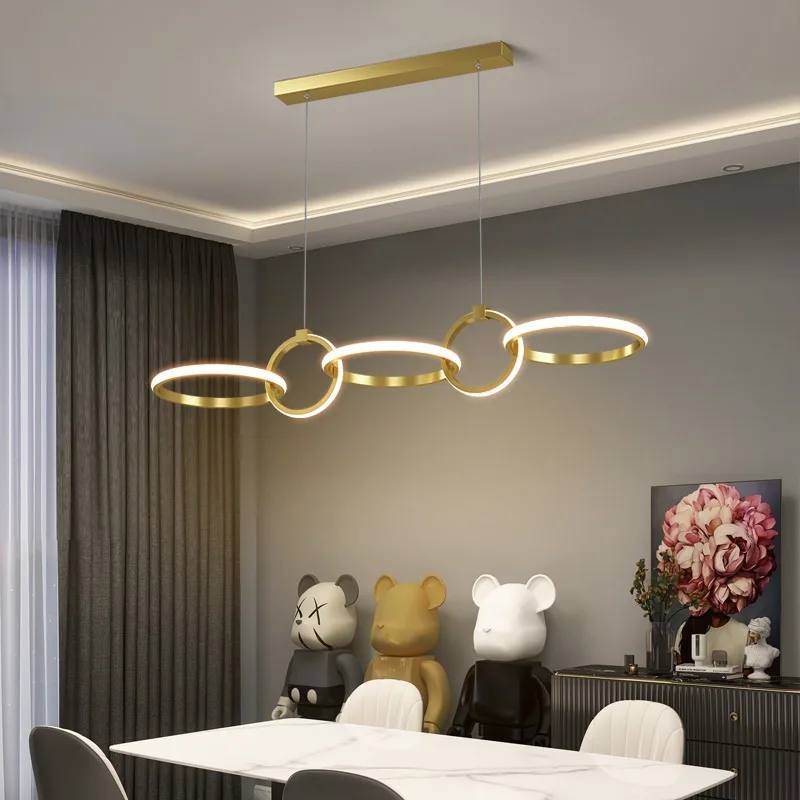 

Modern ceiling chandelier with remote control, suitable for bedroom, living room, dining room, kitchen, bar