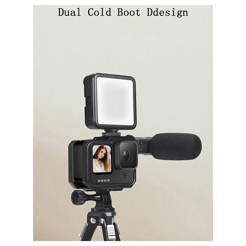 Клетка VO для Gopro 13, металлическая клетка, быстросъемное крепление, полная защитная рамка, аксессуары