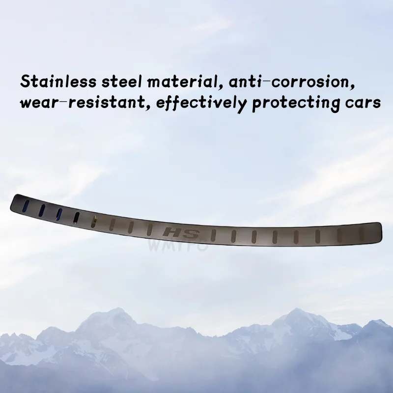 Car Bumper Pads Rear Protector Door Sill Trunk Trim High-quality Stainless Steel WMYFC Accessories Gadget For MG HS 2018-2023