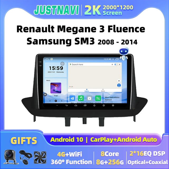 Model Megan|renault Megane 3 Android 10.0 Carplay Gps Multimedia Player 4g  Wifi