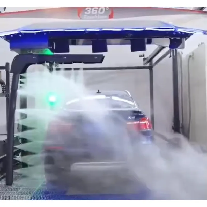 Customized Automatic Touchless Car Wash Machine High Efficiency Smart Car Washing Equipment For Car Care Centers