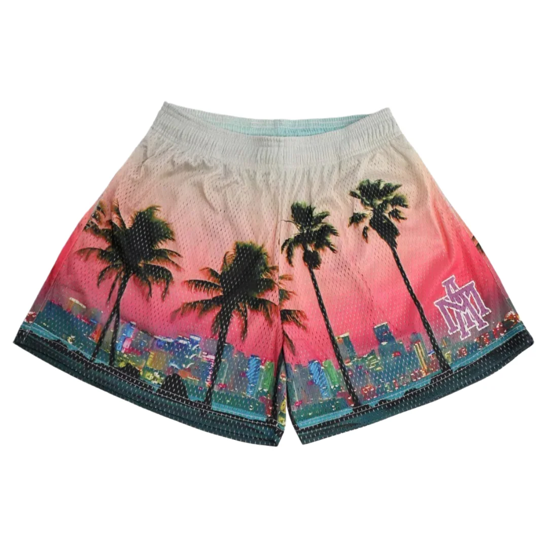shorts-de-basquete-masculinos-miami-sunset-em-malha-respiravel-de-secagem-rapida-para-treino-academia-fitness-e-esportes-estampa-palmeira