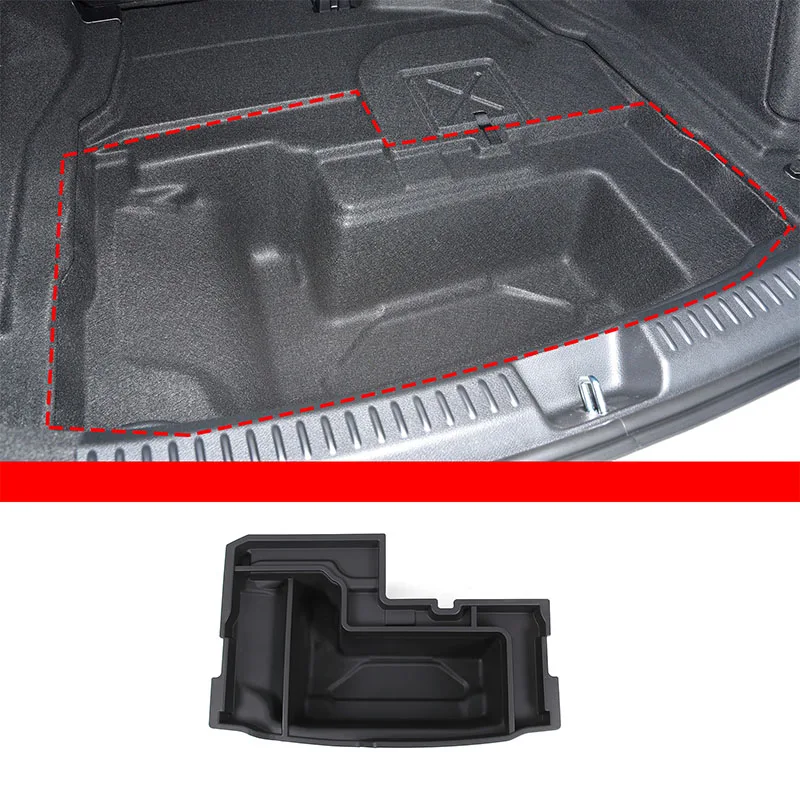 

ABS Plastic Surface Car Trunk Multi-function Storage Box Tray Suitable for Mercedes-Benz E-Class W214 2024+