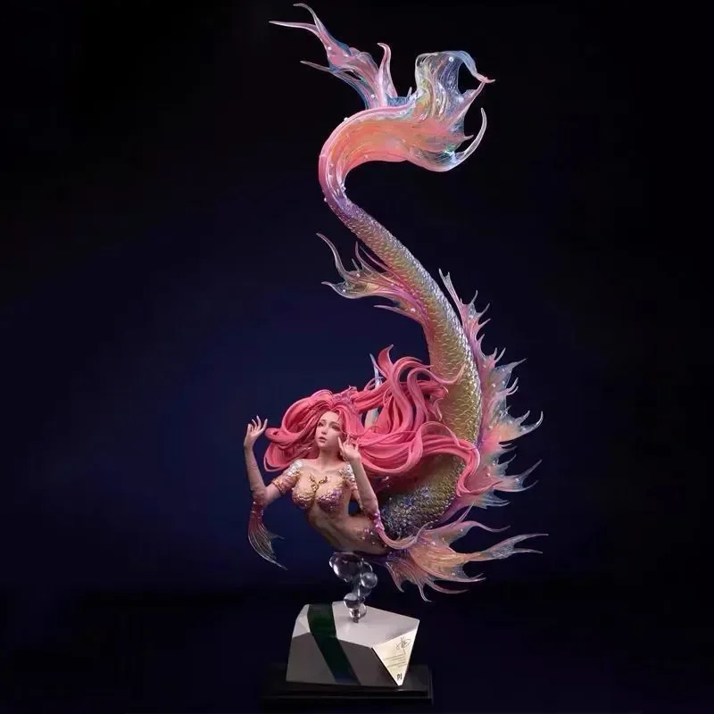 

75 см статуя русалки ручной работы, модная модная модель, скульптура, красивая девушка, экшн-кукла для украшения дома, игрушка в подарок