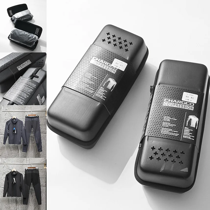 High-End Fleece Lined Sports Fitness Warmth Set for Men Comfortable Breathable Base Layer Clothing Inner Wear Home Clothes