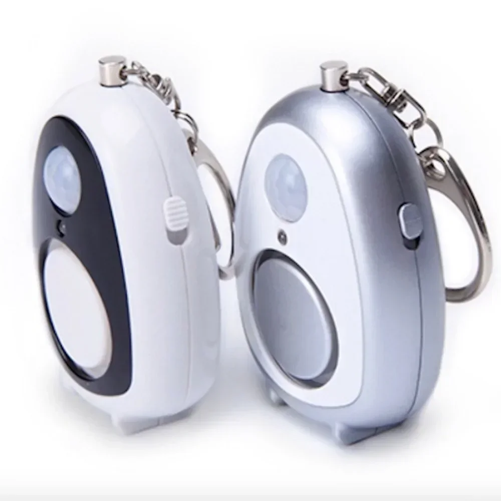 Anti - theft Alarm, Safety Keychain, Self - defense Alarm for Girl, Multifunctional Infrared Induction Worker Alarm for Hotel an