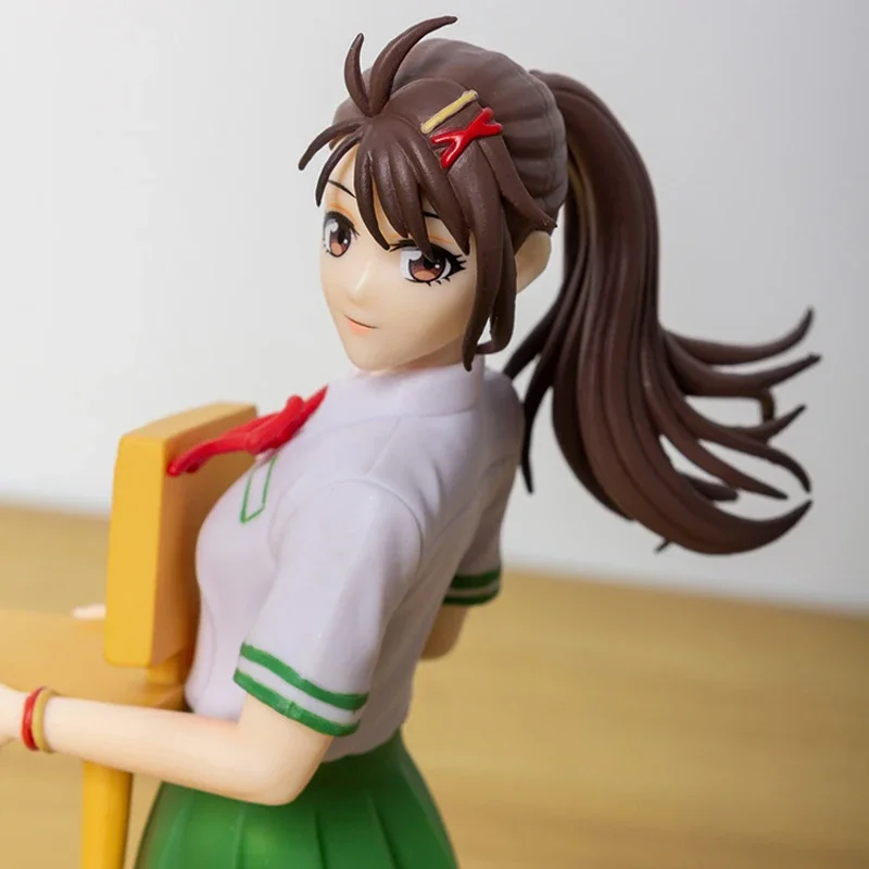 20cm Suzume no Tojimari Anime Figure POP UP PARADE Iwato Suzume Chair Action Figure Hina Amano Figurine Collectible Model Toys