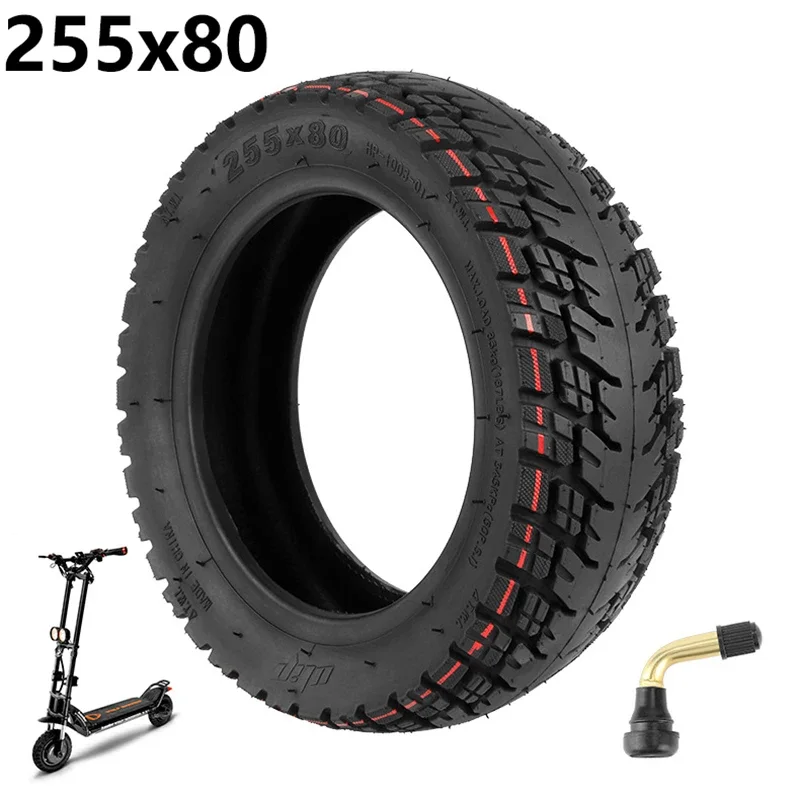 10 Inch Off Road City Tire Inner Tube Inflatable Tyre For Dualtron Electric Scooter 255x80 Inner Tube Off-Road Outer Tyre