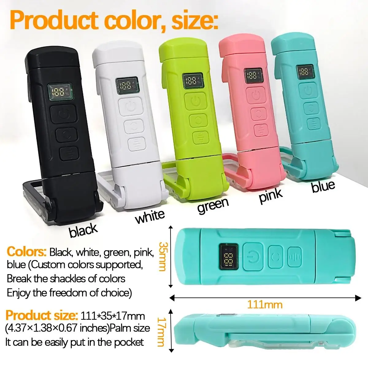 USB Rechargeable LED Book Light On Table Brightness Lamps Clip Lamp 3Colors Portable Desk Lights eye-protection For Bedside Mini