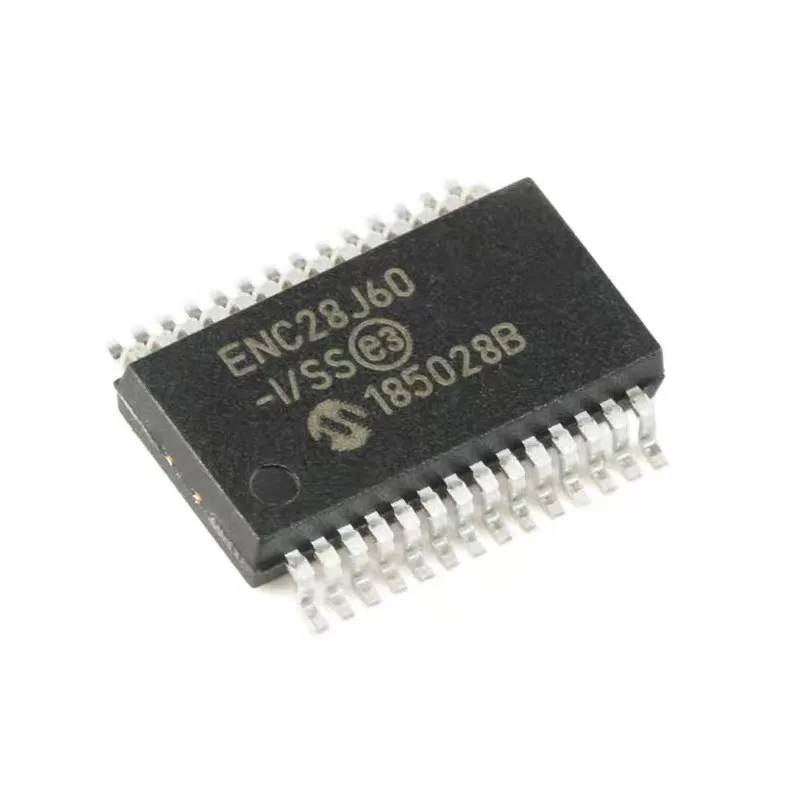 10PCS/LOT ENC28J60-I/SS ENC28J60/SS ENC28J60 SSOP28 100% New original Ethernet chip