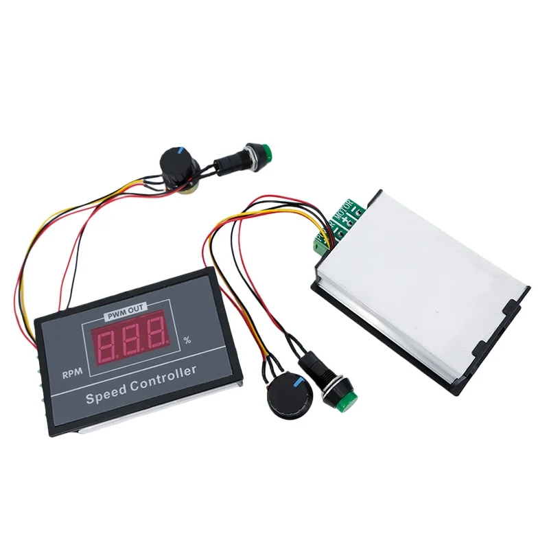 1PCS DC 6-60V 12V 24V 36V 48V 30A PWM DC Motor Speed Controller Regulator Motor Speed Controller with Start Stop Switch