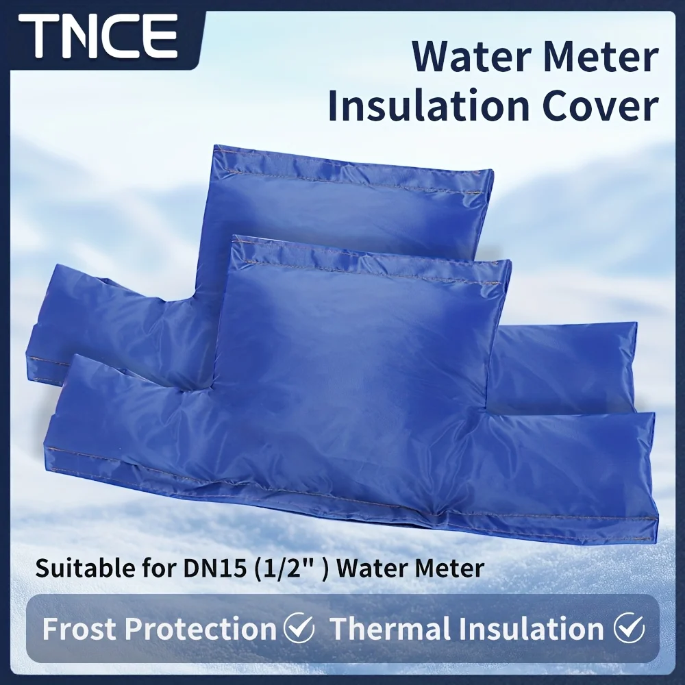 TNCE Outdoor Winter Freeze Protection Water Meter Cover Water Resistant Durable  Removable Insulated Polyester Pipe Protector