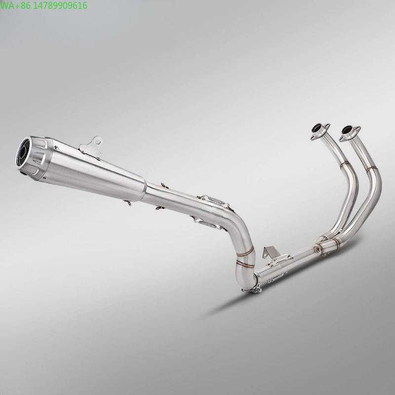 

Full Size Custom Motorcycle Exhaust PipeT700S Full-section Exhaust Pipe Modification TENERE700 Front And Middle Exhaust Pipe Tai