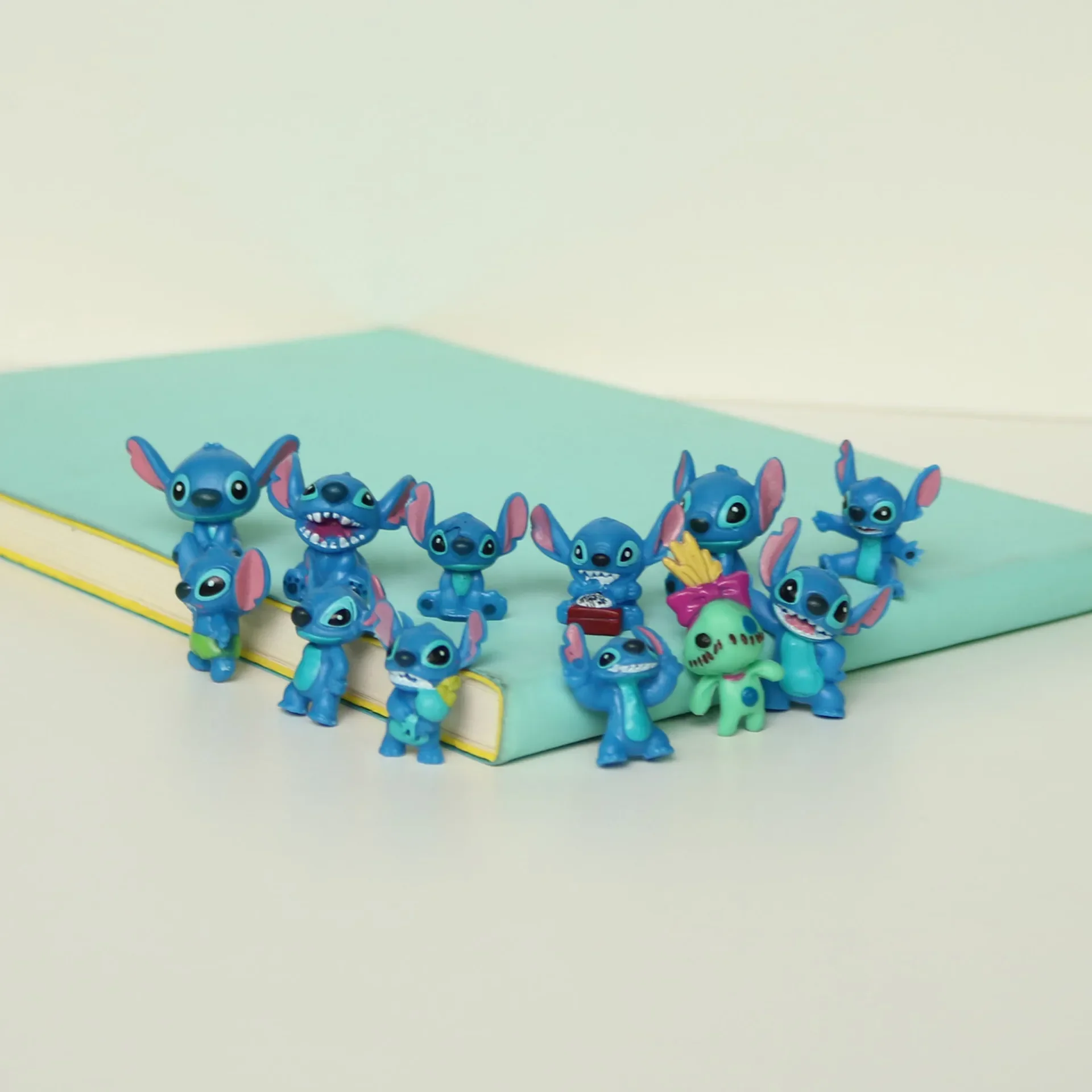 

12Pcs MINI Stitch Anime Figure Dolls 3CM Cartoon Lilo and Stitch Action Figures Collectible Decoration Model Toys Kids Gift