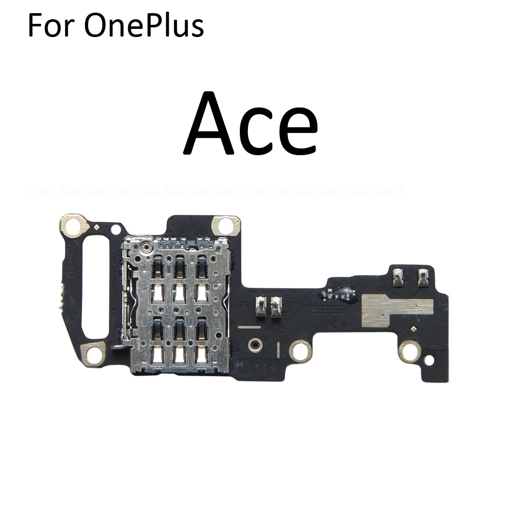 Adaptateur de fente de prise de carte SIM, carte de support de lecteur de connecteur, câble flexible pour OnePlus Zan2 Pro 2V Nord 2T 5G, pièces de rechange