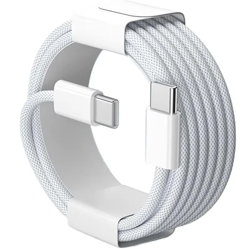 Cabo Carregador Rápido USB-C para USB-C 60W PD para Apple iPhone 17 Pro Max 16 15 Plus e Samsung S26 Ultra com Carregamento Rápido Tipo C