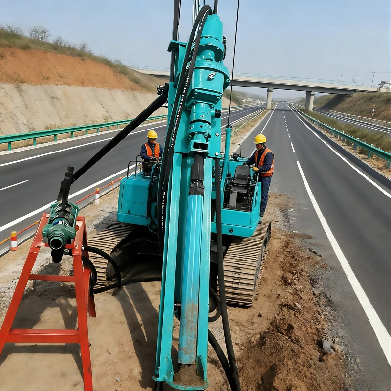 Customized 40M Electric DTH Drilling Rig Multi Angle Rock Drill for Mine Water Conservancy Road