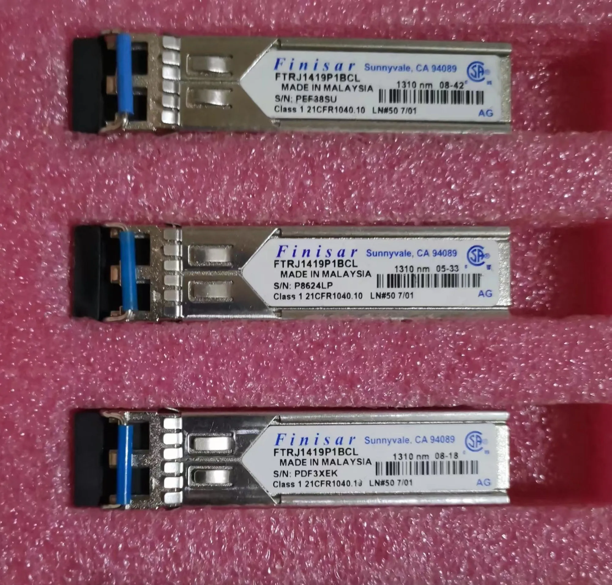 Finisar 2G 40KM SFP Fiber Optical Module/FTRJ1419P1BCL 1310NM 2G 55KM Single mode Switch Transceiver