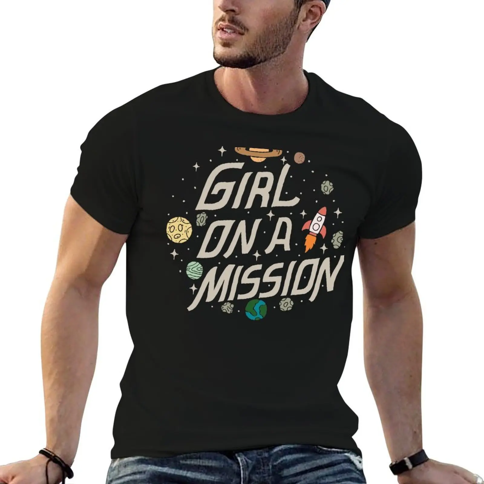 Girl on a Mission T-Shirt topping luxury t-shirt heavyweight t shirts for men