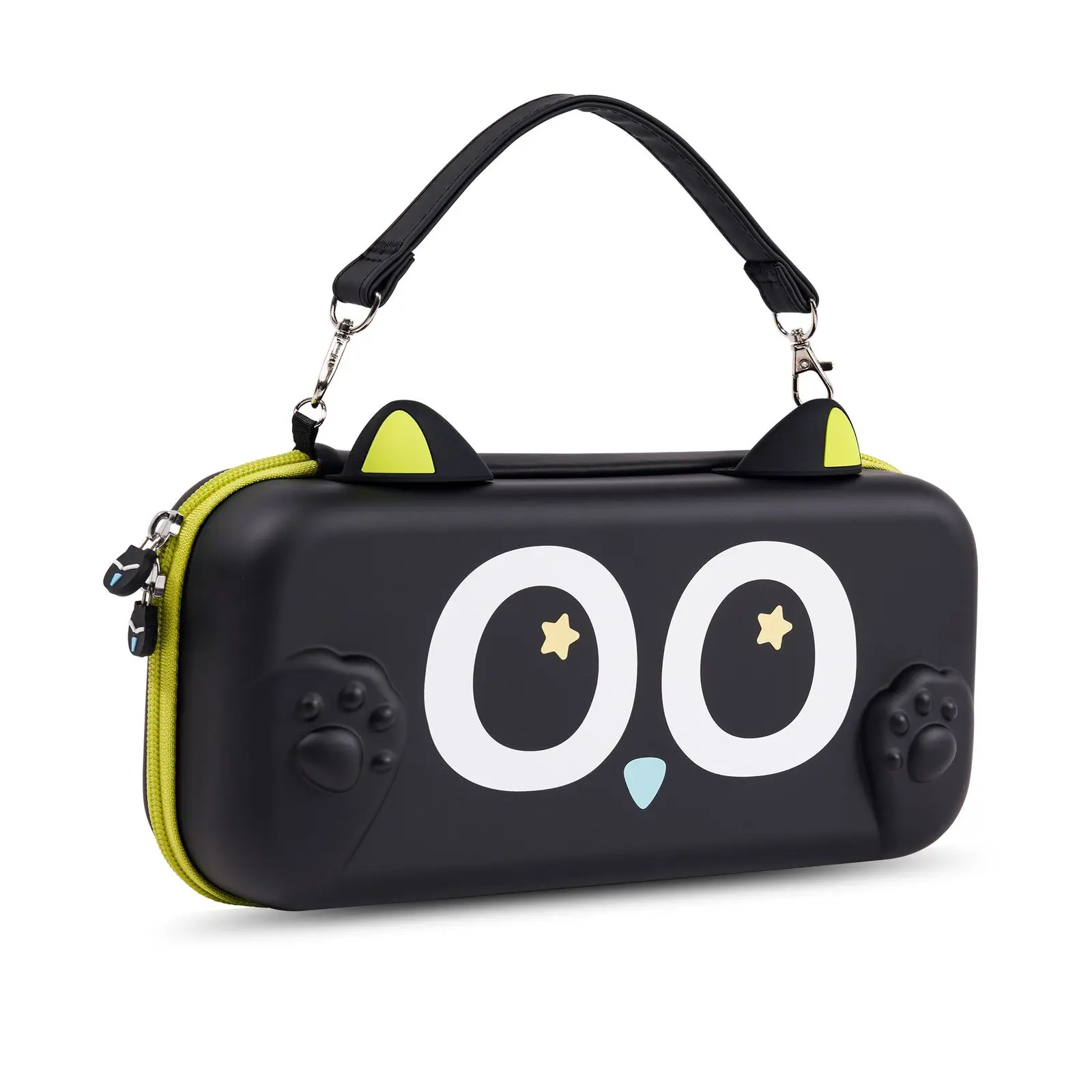 geekshare-switch-2-2025-用キャリングケース、ゲームカードスロット付きハードシェル収納バッグ、ポータブルトラベルケース-heiシリーズ