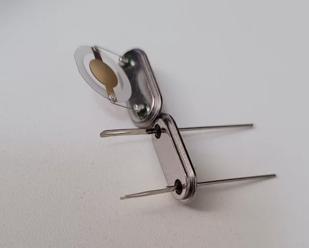 6MHz copper crystal oscillator piece, silver crystal oscillator piece quality monitoring matching QCM piece