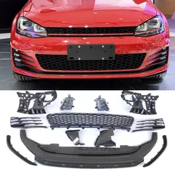Front Bumper Down Grill Grille Fog Light Frame Bracket Lower Guard Deflector for Volkswagen vw Golf 7 upgrade to GTI
