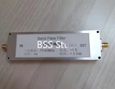 

BPF-75-85 75-85 МГц 3 Вт полосовой фильтр для подавления беспорядков, борьбы с помехами и улучшения приемного модуля