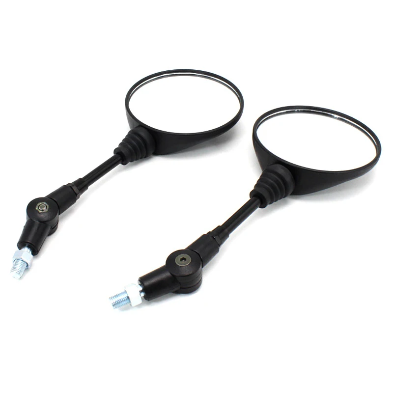 High Quality Universal Folding Circular Motorcycle Rearview Mirror Anti Vibration Wide