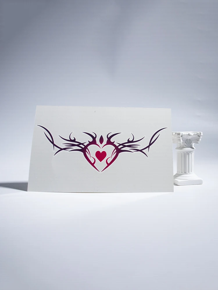 ملصقات الوشم المؤقت للنساء ، 3 حزمة ، ملصقا ، مقاوم للماء ، مثير ، المشاهير الإنترنت ، البطن ، لطيف