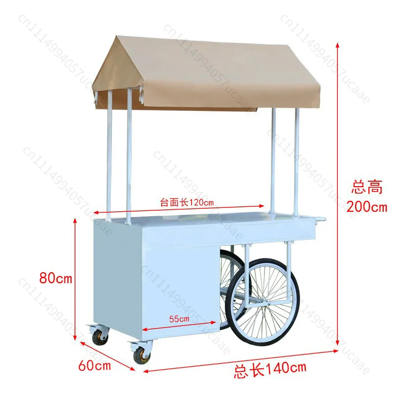 Custom Manufacturer Custom Wholesale Movable Promotional Vehicle Outdoor Commercial Coffee Cart with Umbrella