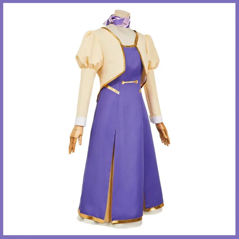 애니메이션 아포칼립스 야치요 코스프레 의상 갤럭시 타워 호텔 임시 관리자 로봇 가발 드레스 코트 여성 귀여운 의상;3'v,6.h;8'