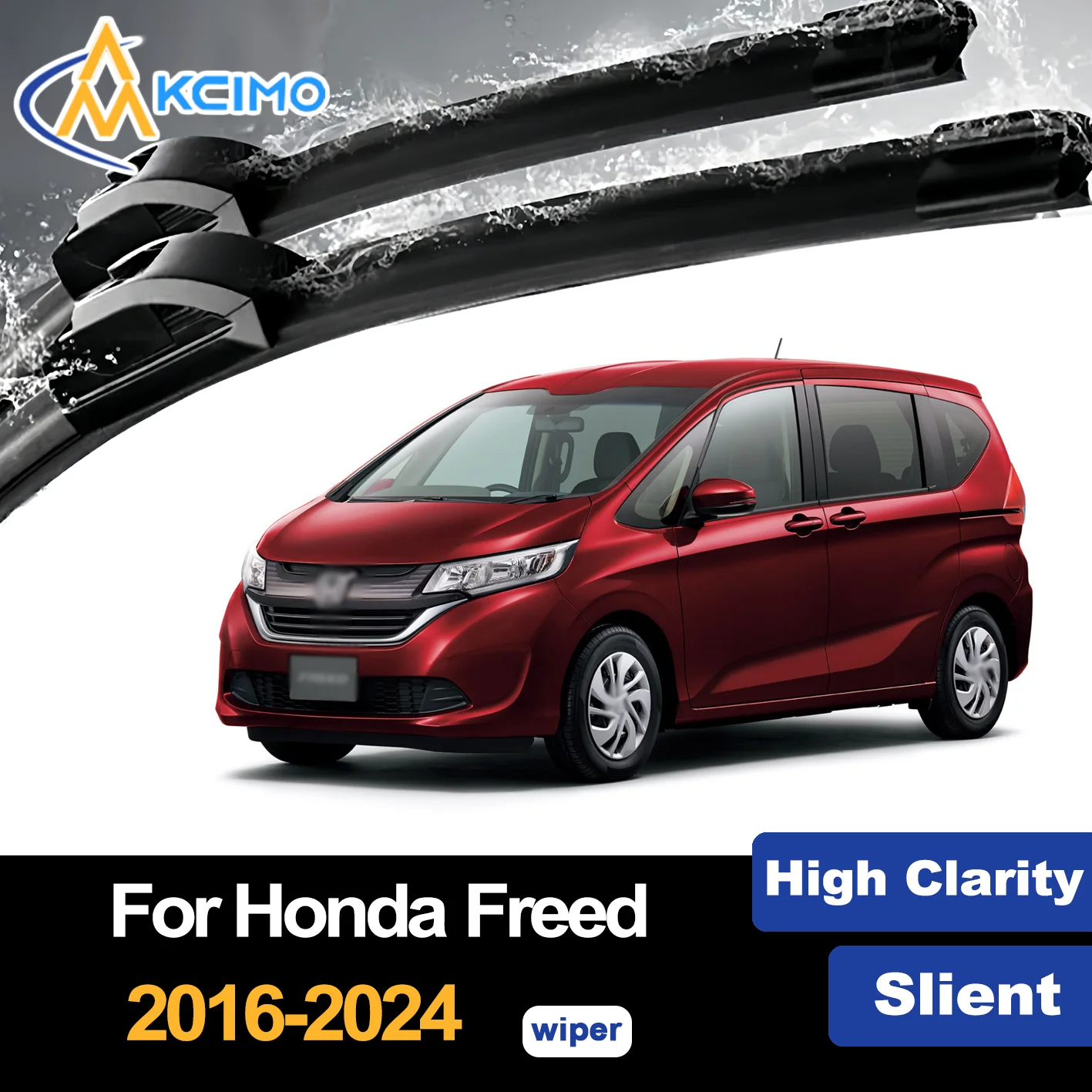

For Honda Freed GB5 GB6 GB7 GB8 2016–2024 2017 2018 2019 Front Wiper Blades Car Windscreen Windshield Window Wiper Accessories