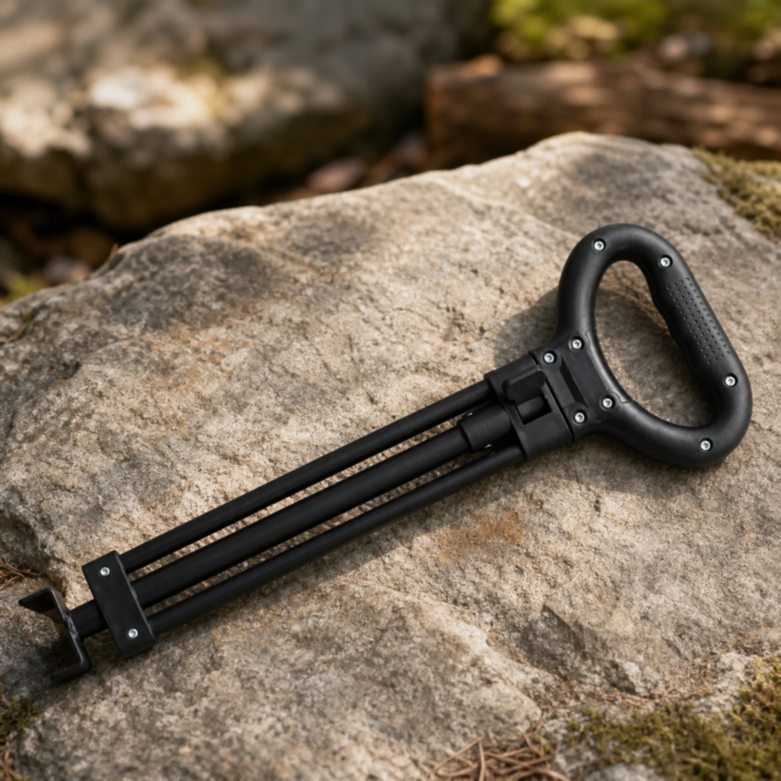 Telescopic Cart Handle Easy to Install Replacement Cart Handle Textured Long-Lasting for Campers, Camping, Beach Trips