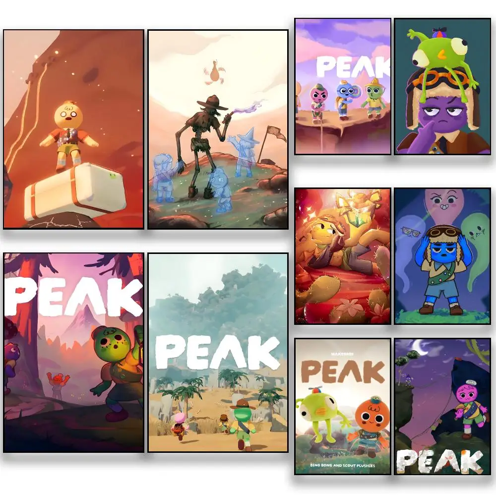 Game P-PEAK Game Poster HD Removable Wall Art Gift Bedroom Lounge Dorm Office Gaming Cafe Bars