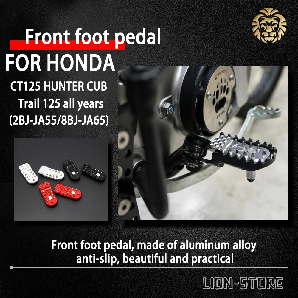 

FOR HONDA CT125 HUNTER CUB Trail 125 2BJ-JA55 8BJ-JA65 2020 2021 2022 2023 2024 Motorcycle accessories front foot pedal