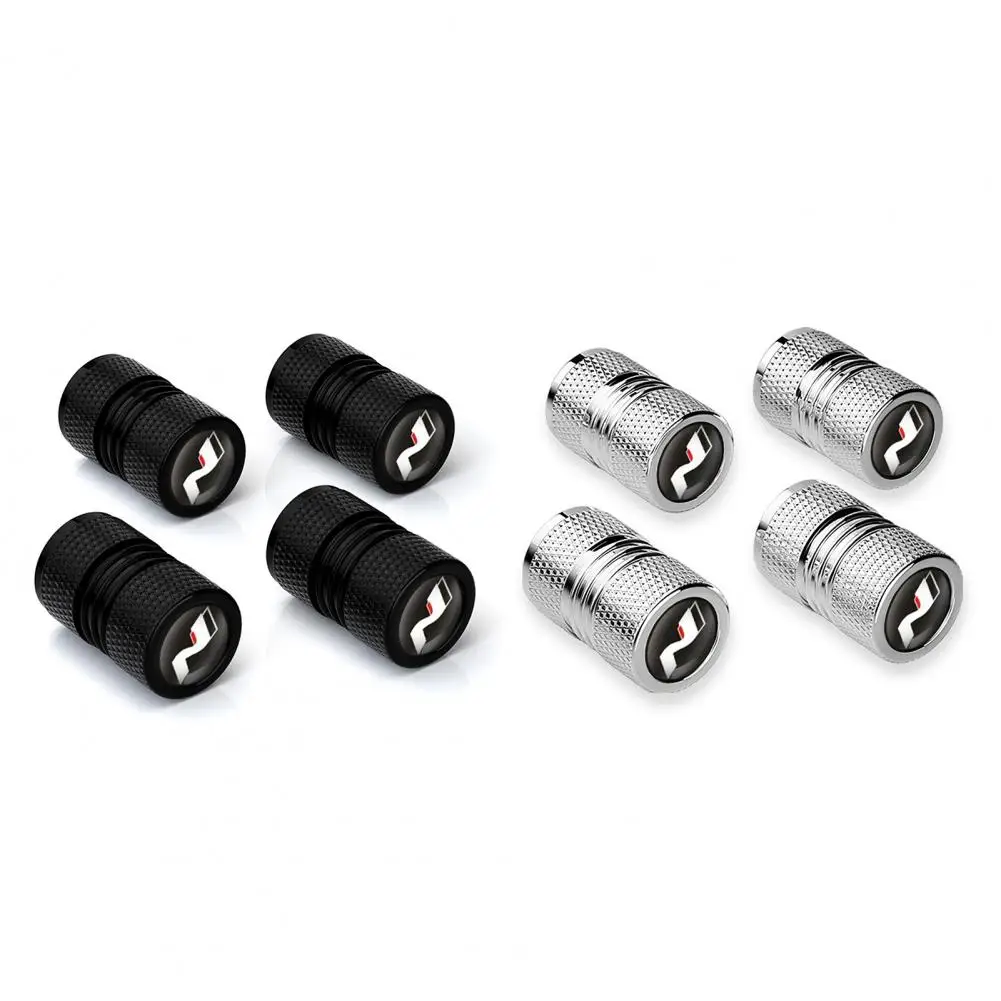 4Pcs Aluminum Alloy Tire Valve Stem Cap Cover Protects Against Corrosion Ensures Safer Driving Valve Covers