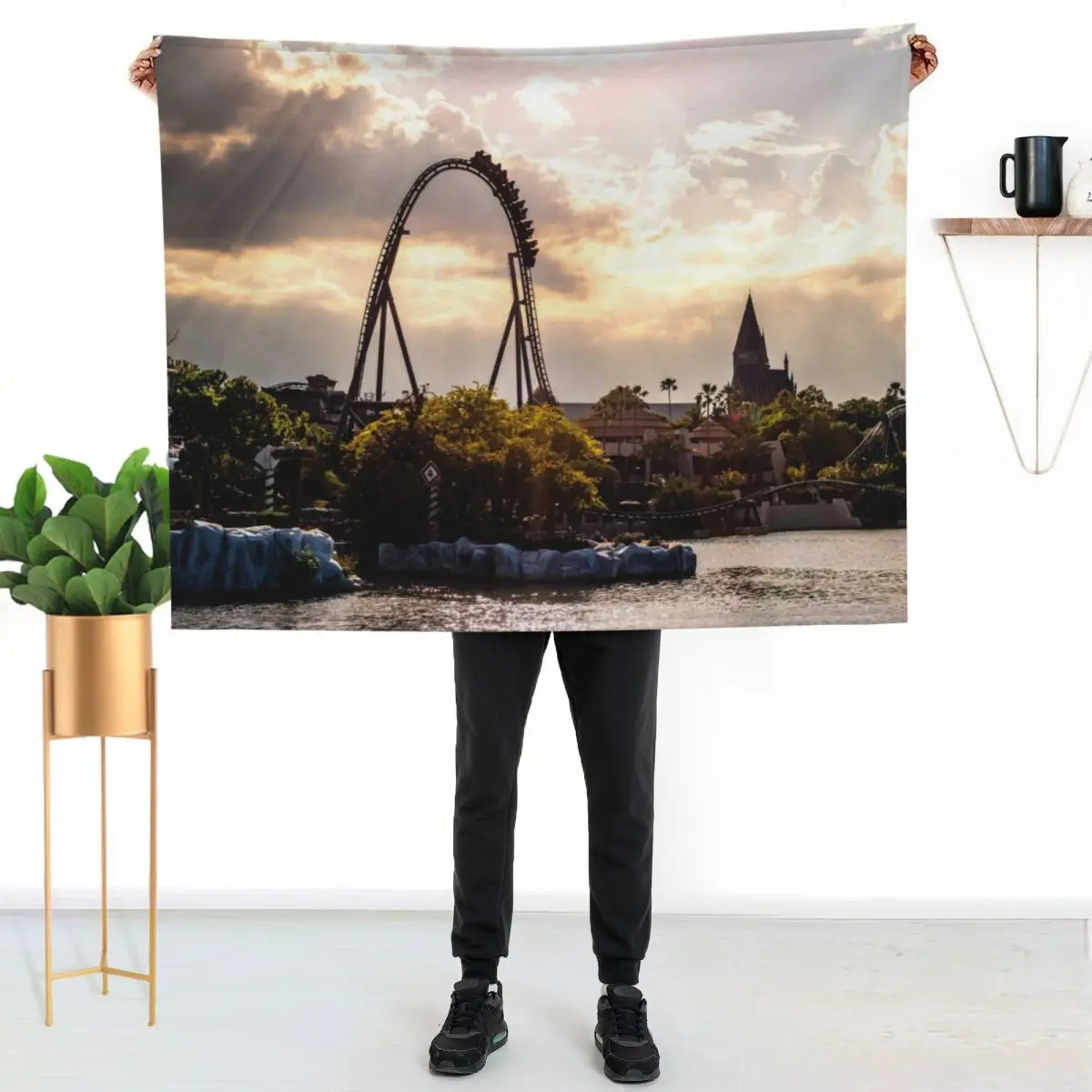 The Heavens Shine on Islands of Adventure Throw Blanket Soft Big Warm Luxury Designers Blankets For Baby Retros Blankets