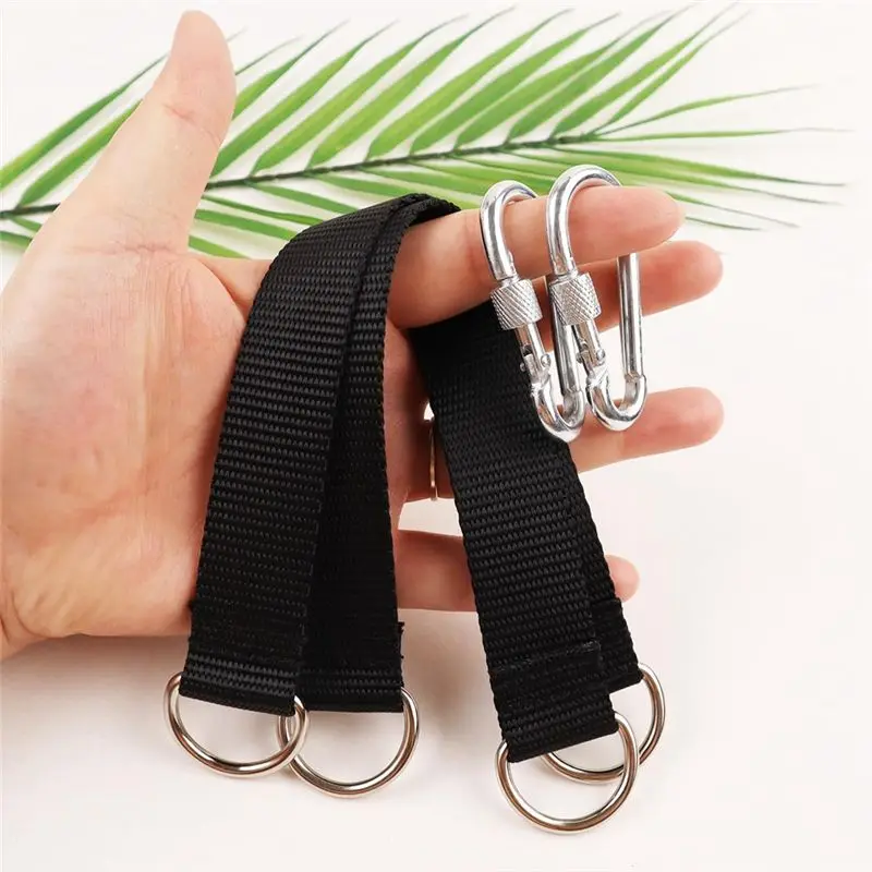 مجموعة تعليق HOTA43T للأطفال والأطفال أرجوحة شجرة - 4 قطع أشرطة أرجوحة شجرة خارجية مع 4 حلقات تسلق متضمنة #3