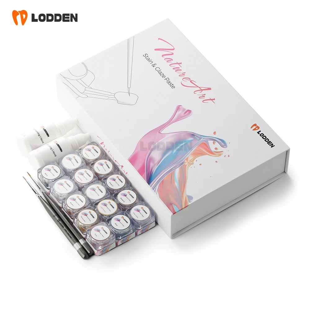 

LODDEN Glazing & Staining Paste Dental Restoration Paste 3D Glaze for all Ceramics Dental Lab Materials