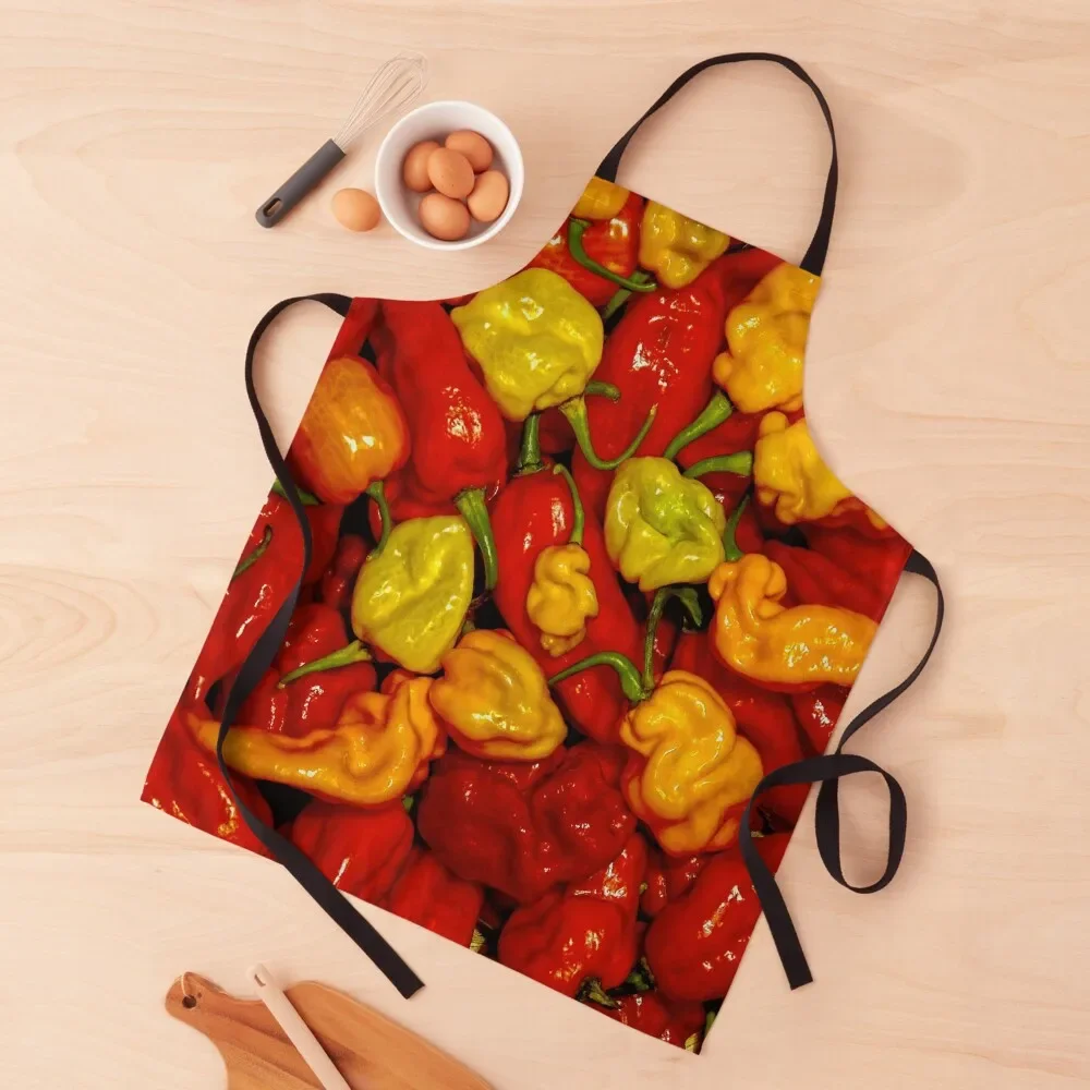 

A Hot Pepper Mix Apron Cooking Home And Kitchen Trim Cloth Apron