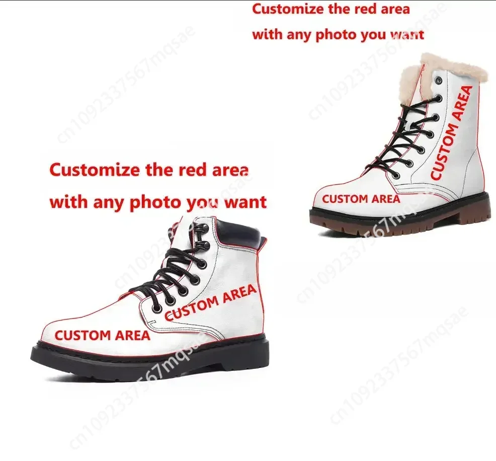 

Custom Shoes Custom Boots Mens Womens Teenager Customized Boot Casual Tailor Made Snow Shoe High Quality Couple Sports Shoes DIY