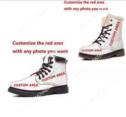 Custom Shoes Custom Boots Mens Womens Teenager Customized Boot Casual Tailor Made Snow Shoe High Quality Couple Sports Shoes DIY